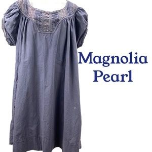 Magnolia Pearl Blue Smock Dress